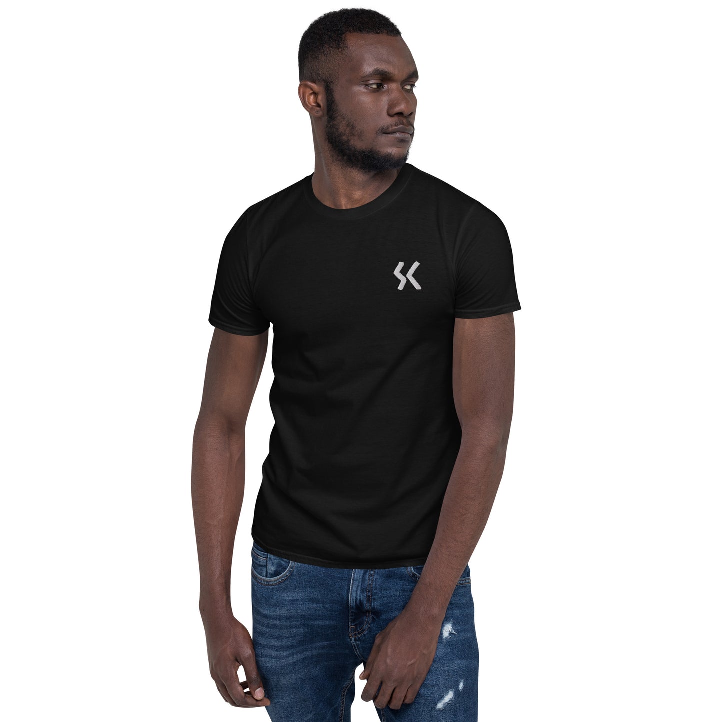 SlangCouture Short-Sleeve Unisex T-Shirt (Embroidery Logo)