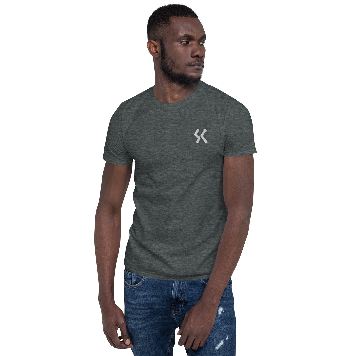 SlangCouture Short-Sleeve Unisex T-Shirt (Embroidery Logo)