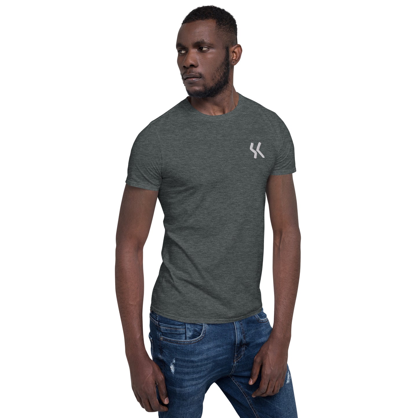 SlangCouture Short-Sleeve Unisex T-Shirt (Embroidery Logo)