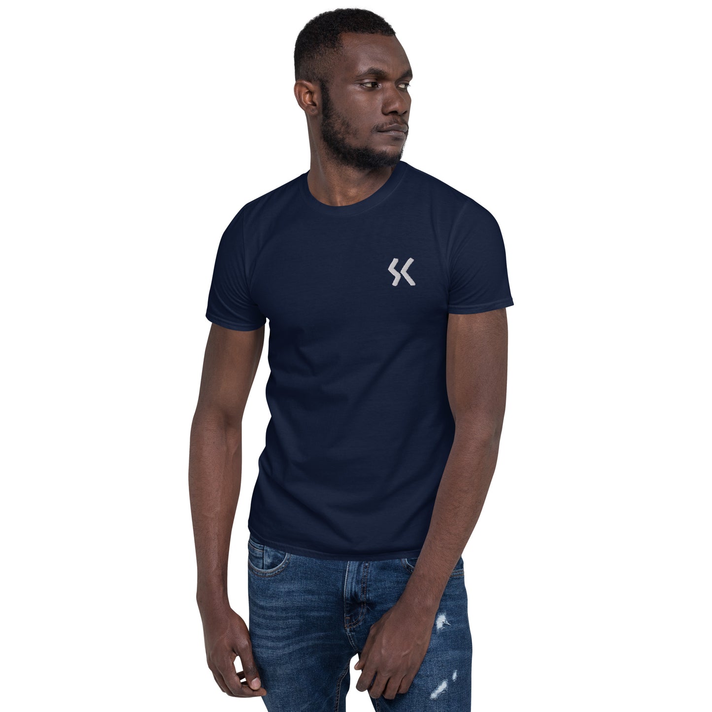 SlangCouture Short-Sleeve Unisex T-Shirt (Embroidery Logo)